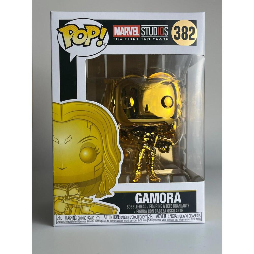 Funko Pop! Marvel Studios Gamora Gold Chrome #382 Vinyl Figure